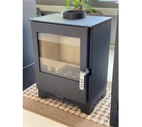 Generic Verso Petit poêle à bois, 3 l, puissance 5 kW, compact et efficace, idéal pour la maison et le jardin