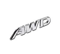 Generic Emblème autocollant argenté AWD pour Toyota Highlander SUV