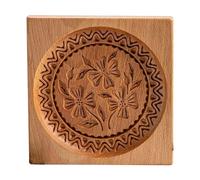 Generic Emporte-pièce en Bois, Moule de Gaufrage, Emporte-pièce sculpté pour Biscuits, Biscuits Faits à la Main, et Bords Lisses, sans Danger pour les Enfants, Facile à Nettoyer, gravé avec