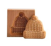Generic Emporte-pièce en Bois, Moule de Gaufrage, Emporte-pièce sculpté pour Biscuits, Biscuits Faits à la Main, et Bords Lisses, sans Danger pour les Enfants, Facile à Nettoyer, gravé avec