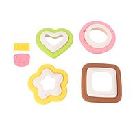 Generic Ensemble de 10 Emporte-pièces en Forme de Cœur de Fleur Détachable, Formes Rondes pour la Cuisson de Biscuits, Outils de Cuisine pour le Petit-déjeuner et les Collations, Moules à Pâte