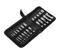 Generic Ensemble de 12 Perforateurs en Acier au Carbone pour L'artisanat du Cuir, Outils à Main Durables et Pratiques, Complets avec des Caractéristiques Antirouille