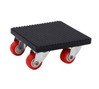Generic Ensemble de 4 Chariots de Levage de Meubles Robustes avec Panneau Antidérapant, Roues à Roulement Améliorées pour Déplacer Un Canapé-lit sur Un Tapis en Bois Dur