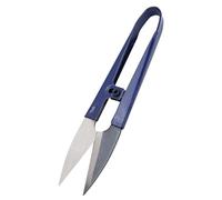Generic Ensemble de Ciseaux Coupe-fil en Forme de U, Coupe-fil à Ressort Durable pour la Couture et la Broderie, Mini Ciseaux en Acier de 105mm, 12 Pièces