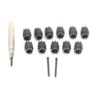 Generic Ensemble de Coupe-soudure par Points Efficace Double Face pour Perceuse électrique, Idéal pour Divers Matériaux, Kits de Démontage D'outils de Soudage 13 Pièces