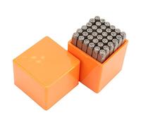Generic Ensemble de Tampons de Lettres en Métal 36 Pièces pour L'artisanat de Bricolage, Tampons de Chiffres et de Lettres Durables en Acier à Haute Teneur en Carbone pour les Projets en Cuir et en
