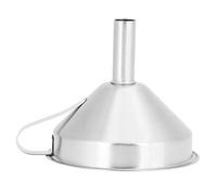 Generic Ensemble D'entonnoirs en Acier Inoxydable 304, Entonnoir de Remplissage de Liquide Durable avec Filtre pour Cuisine et Bar, Résistant à la Rouille de 4,1 Oz à 6,9 Oz (Taille moyenne 13CM)