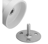 Generic Ensemble Précis de Butoir de Porte à Aimant Puissant en Acier Inoxydable, Loquet de Porte Magnétique Solide pour la Décoration de la Maison et du Bureau, Blanc, Taille 4.7x8.3cm (WHITE)