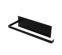 Generic Étagère Magnétique pour Serviettes en Papier, Installation de Perçage, pour la Cuisine et la Salle de Bain, Support Métallique D'organisation 26.5x6x7.5cm (Absorption de l'aimant Noir)
