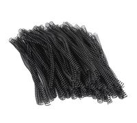 Generic Fil de Reliure en Spirale 14,3 Mm, 100 Pièces en PVC Robuste pour Projets Commerciaux et Présentations Universitaires (BLACK)