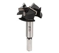 Generic Foret à Bois en Acier allié de qualité Supérieure, Foret Forstner de 35 Mm avec Fonction de Limite pour L'installation de Charnières et la Perforation du Bois