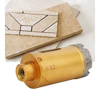 Generic Foret diamanté, Meuleuse D'angle Professionnelle, Outil de Scie Cloche pour une Coupe Précise des Carreaux et de la Pierre, Tailles 30 Mm/32 Mm/35 (Ouvre-trous pour meuleuse d'angle frittée