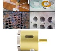 Generic Foret pour Scie Cloche, Conception Professionnelle à Tige Triangulaire, Parfait pour Percer le Marbre et les Carreaux de Céramique, pour les Projets de Rénovation Domiciliaire, 40-60 Mm (60mm)