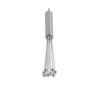 Generic Fouet à Billes en Acier Inoxydable, Outil de Mélange de Batteur à œufs Durable pour la Cuisson et la Cuisine, Matériau Sain 21x2cm, 1 unité (SILVER)