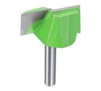 Generic Fraise à défoncer de nettoyage du fond avec tige de 6,35 mm en carbure de tungstène pour rabotage de plancher, mortaiser les dalles et le travail du bois, diamètre 32 mm, profondeur 16 mm