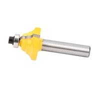 Generic Fraise à Double Doucine Romaine à Tige de 8 Mm pour le Travail du Bois, Tête de Coupe en Alliage Yg8 8 X 38,1 Mm, Corps en Acier avec Conception Anti-rebond, Convient aux Armoires, Mains