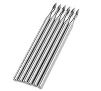 Generic Fraises à Graver, Jeu D'aiguilles en Acier au Tungstène pour la Sculpture sur Bois, Travail de Précision, 6 Pièces (016)