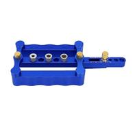 Generic Gabarit de Chevilles à Centrage Automatique, Localisateur de Travail du Bois à Serrage Réglable pour Projets de Fabrication de Meubles et D'artisanat, Acier allié, Kit Complet