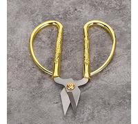Generic Grands Ciseaux avec Poignée Dorée, Couteaux Tranchants pour la Fabrication de Bijoux, Acier Inoxydable Durable, Design Ergonomique, Idéal pour L'artisanat