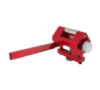 Generic Guide D'affûtage en Alliage D'aluminium, Gabarit D'affûtage à Angle Fixe pour Ciseaux à Bois, Avions, Outils de de Cuisine, Portable 10.5cm (rouge)