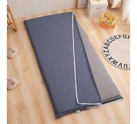 Generic Housse De Futon 100% Douce Pour Matelas De Futon De Sol Shikibuton Traditionnel,Housse De Protection Pour Tapis De Tatami En Coton Lavable Avec Fermeture Éclair,Lavage,Gray1,80x190cm/31x75"