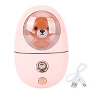 Generic Humidificateur de Brumisateur Facial Animal Mignon Rechargeable par USB Technologie de Vibration Ultrasonique pour Voyage, Bureau, Usage Domestique Matériau ABS Réservoir (Rose)