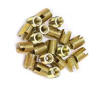 Generic Inserts Filetés, 20 Pièces, Inserts Filetés Autotaraudeurs en Acier au Carbone pour Bois, Métal et Plastique avec Grande Zone de Connexion, Tailles M2 M4 M6 M8 M10 M12 pour Meubles, (#6)