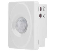 Generic Interrupteur à Détecteur de Mouvement PIR Réglable Automatiquement pour Lumières LED, Conception à économie D'énergie pour Couloirs, Salles de Bains, Entrepôts, Blanc, 1 unité