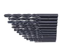 Generic Jeu de 13 Forets Hss 1,5 6,5 Mm pour la Coupe du Bois et du Métal, Double Angle Arrière de 135 °, trempé Sous Vide et Entièrement rectifié, avec étui de Rangement en Fer (BLACK)