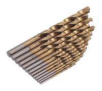 Generic Jeu de 13 Forets Hss 1,5 6,5 Mm pour la Coupe du Bois et du Métal, Double Angle Arrière de 135 °, trempé Sous Vide et Entièrement rectifié, avec étui de Rangement en Fer (GOLD)