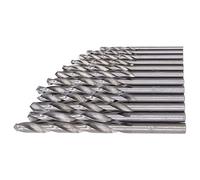 Generic Jeu de 13 Forets Hss 1,5 6,5 Mm pour la Coupe du Bois et du Métal, Double Angle Arrière de 135 °, trempé Sous Vide et Entièrement rectifié, avec étui de Rangement en Fer (SILVER)
