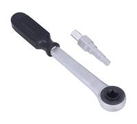 Generic Jeu de Clés de Vanne de Radiateur liquet en Acier au Carbone Durable, Outil de Réparation de Joints pour Vannes et Bouchons de Radiateur, 2 Unités