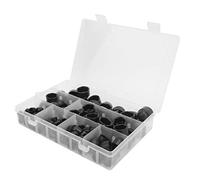 Generic Jeu de Couvercles D'écrous Hexagonaux, 145 Pièces, Capuchon de Protection en Caoutchouc, Résistant à l'humidité, pour Voitures, Motos, Réparation à Domicile M4 M5 M6 M8 M10 M12