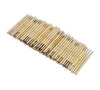 Generic Jeu de Sondes de Test à Ressort, 100 Pièces, P75-B1 Pièces, Broches Pogo Rondes Durables, Sondes de Test PCB pour les Tests PCB et L'inspection des Doigts en or