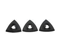 Generic Jeu de Tampons de Ponçage Oscillants Triangulaires, 3 Pièces, pour une Installation sans Couture, Ponçage D'angle Efficace, ABS Durable, Acier Inoxydable