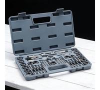 Generic Jeu de Tarauds et Filières Métriques, Kit D'Outils de Réparation de Filetage Durable pour les Applications M3-M12 avec 34 Outils en Acier au Carbone