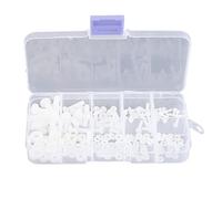 Generic Kit D'assortiment de 150 Boulons et écrous Durables et Résistants à la Rouille pour Matériel électrique et Mécanique, Fixations étanches dans une Boîte pour Réduire L'entretien