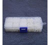 Generic Kit D'assortiment de Rondelles D'écrous à Vis en Nylon M3, 800 Pièces, Attaches Durables pour les Réparations Domestiques et les Projets de Bricolage (Combinaison de vis blanches M3 800