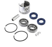 Generic Kit de Joints D'huile de Segments de Piston de 37mm, qualité Supérieure, Remplacement Idéal pour Tronçonneuse 017 MS170, Métal Durable, 1 Ensemble