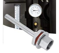 Generic Kit de Puits Thermométriques en Acier Inoxydable de 4 Pouces pour Accessoires de Brassage, Protecteur de Thermomètre Durable pour la Cuisson et les Applications Hydrauliques