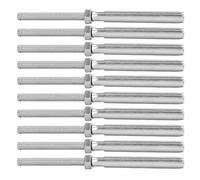 Generic Kit de Vis Tire-fond à Filetage en Acier Inoxydable, 10 Pièces, pour des Solutions Durables de Garde-corps à Câbles (M6/3mm)