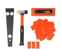 Generic Kit D'installation de Parquet stratifié, Ensemble Complet de 43 Pièces pour les Amateurs de Bricolage, Comprenant un Maillet en Caoutchouc et une Barre de Traction