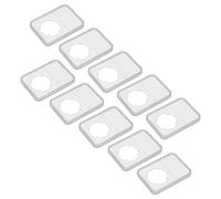 Generic Lot de 10 Porte-monnaies, Protecteurs de Pièces Transparents Durables pour la Collection de Pièces de Monnaie, Idéaux pour les Expositions et les Récompenses, Fabriqués en Matériau PS de