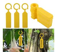Generic Lot de 100 étiquettes de Fleurs à Suspendre en Plastique Réutilisables pour Semis, Excellents Marqueurs de Plateau de Graines pour Décorations de Jardin, étiquettes de Nom de Plante Faciles