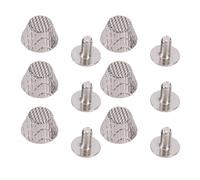 Generic Lot de 20 Rivets Arrière et Vis Croisées pour la Fabrication de Sacs à Main, Couleur Argent, Clous à Tête de Clou de 10 Mm pour Diverses Applications