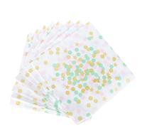 Generic Lot de 20 Serviettes en Papier Jetables Imprimées Étoiles et Pois Dorés, Qualité, Design Chic, pour Décoration Table Anniversaire et Fête