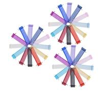 Generic Lot de 50 Sachets à Cordon en Organza Transparent, Paquet Présents en Tulle Léger, Pochettes Pliables pour Bijoux et Emballage Fête, 9 X 12 Cm, Emballage Présent Plusieurs styles