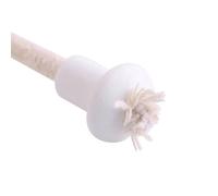 Generic Lot de 7 Bougeoirs en Céramique avec Mèche en Fibre de Verre pour Huile, Lumière Thermique, Décoration d'intérieur Romantique, Centre de Table de Mariage, Lampe à Kérosène Réutilisable