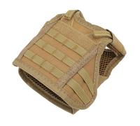 Generic Manchon de Bouteille de Bière, Mini Gilet Portable en Nylon pour la Décoration de Boissons, Fêtes en Plein Air (Kaki)