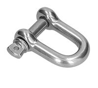 Generic Manille D'ancrage à Anneau en D, Connecteur à Broche à Vis Durable en Acier Inoxydable 304 pour le Levage des Terres Marines, Paquet de 20 (20pcsM4)
